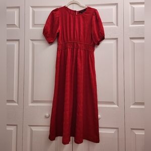 Red Midi Dress